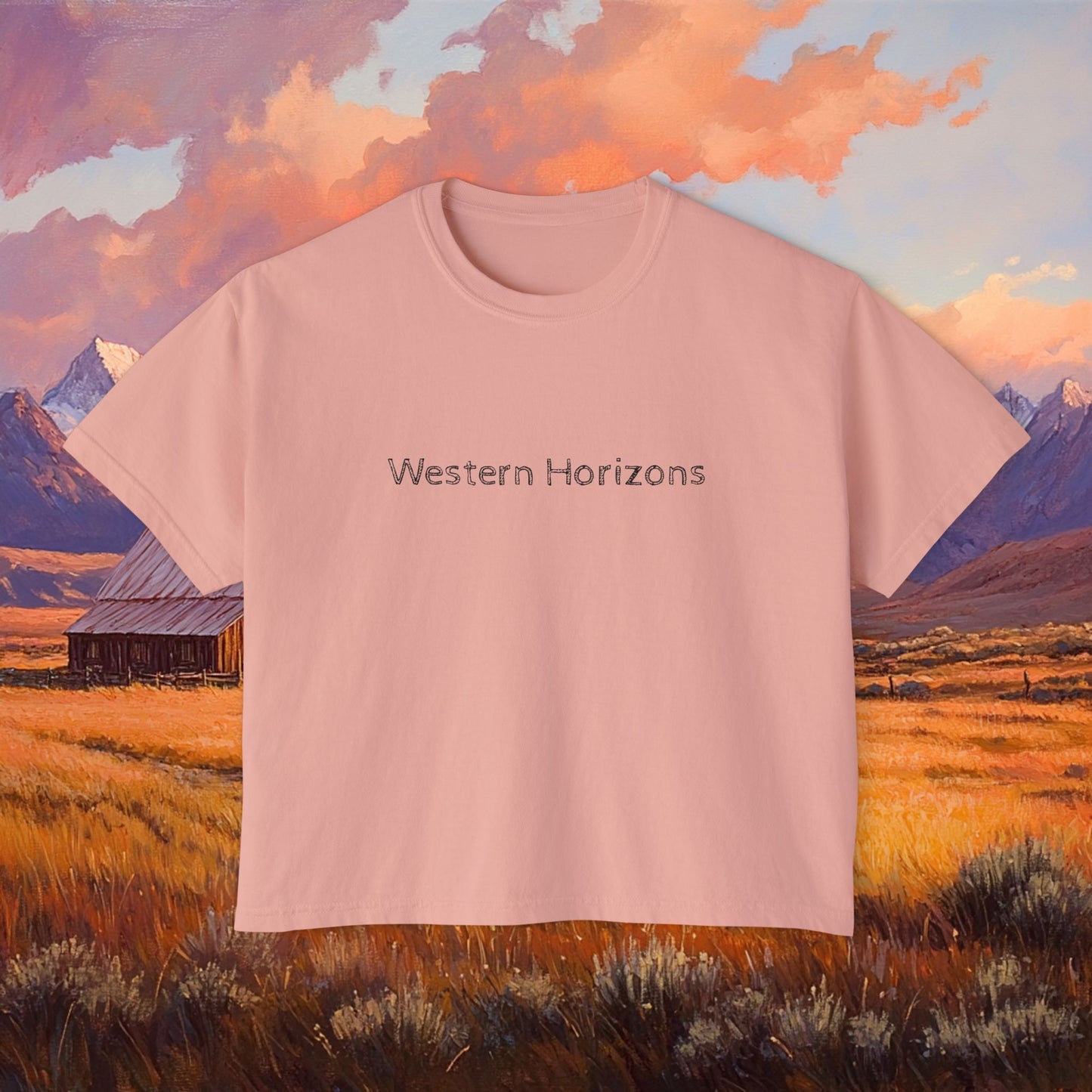 Rustic Prairie Barn Boxy Tee