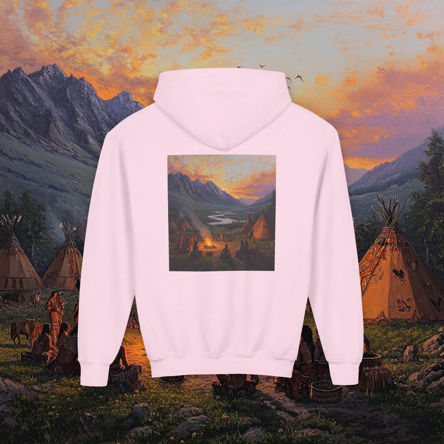 Tribal Party Kids Hoodie