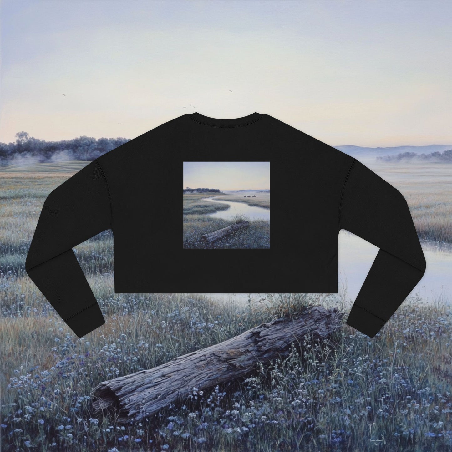 Misty Mornings Crop Sweatshirt