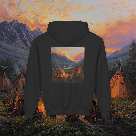 Tribal Party Kids Hoodie