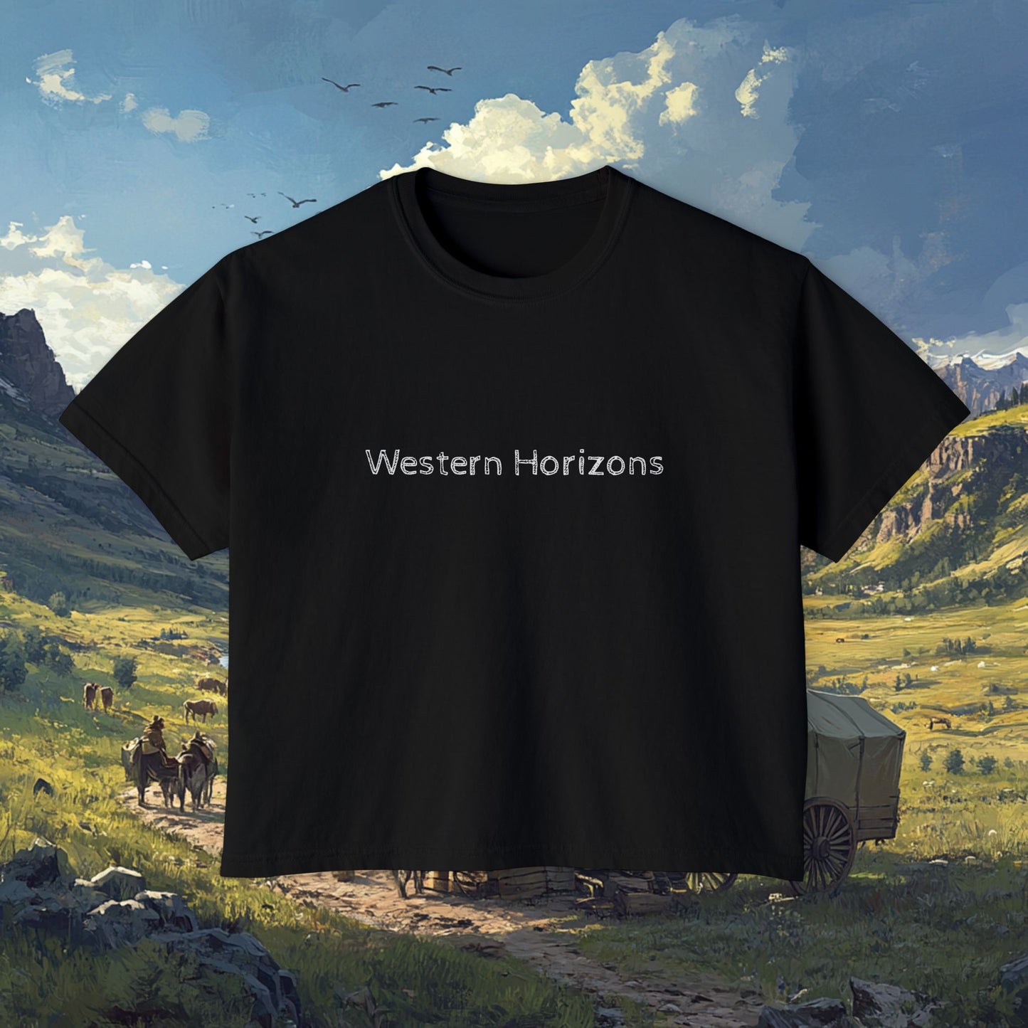 Headin' West Boxy Tee