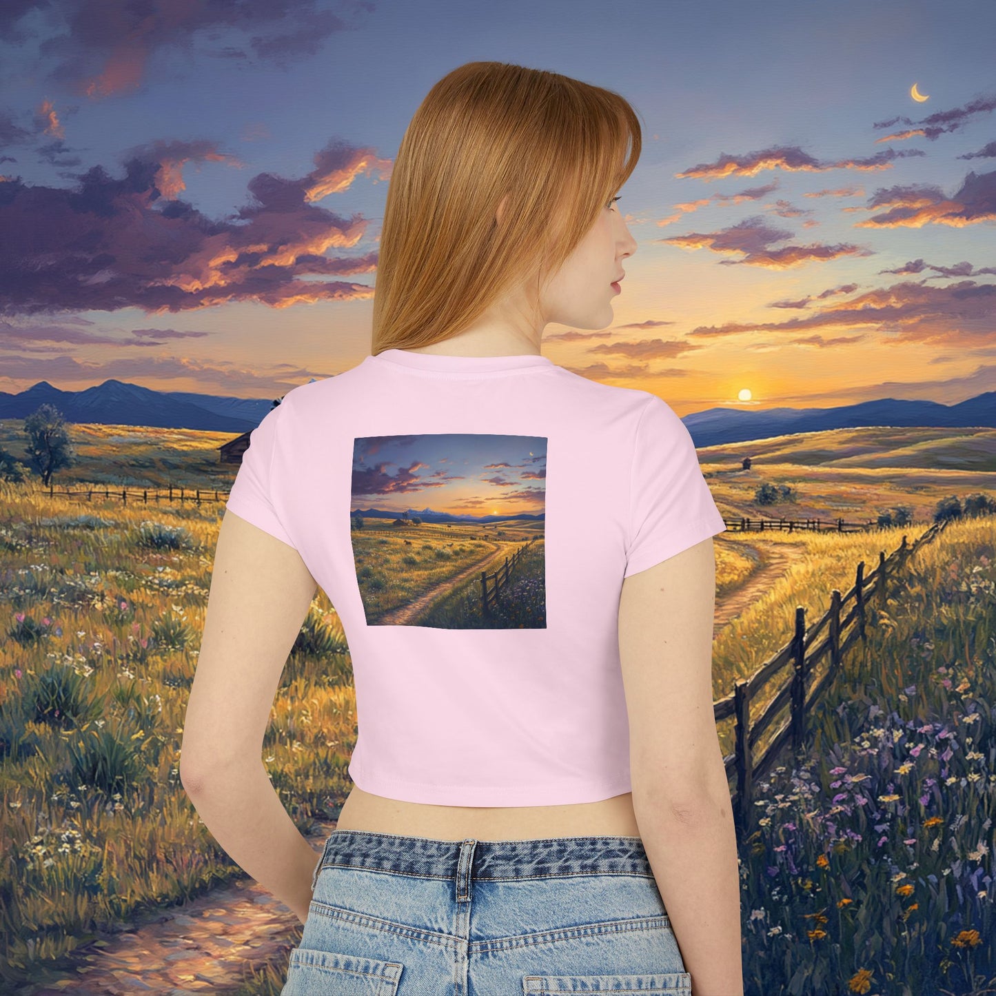 Plains Sunset Crop Top