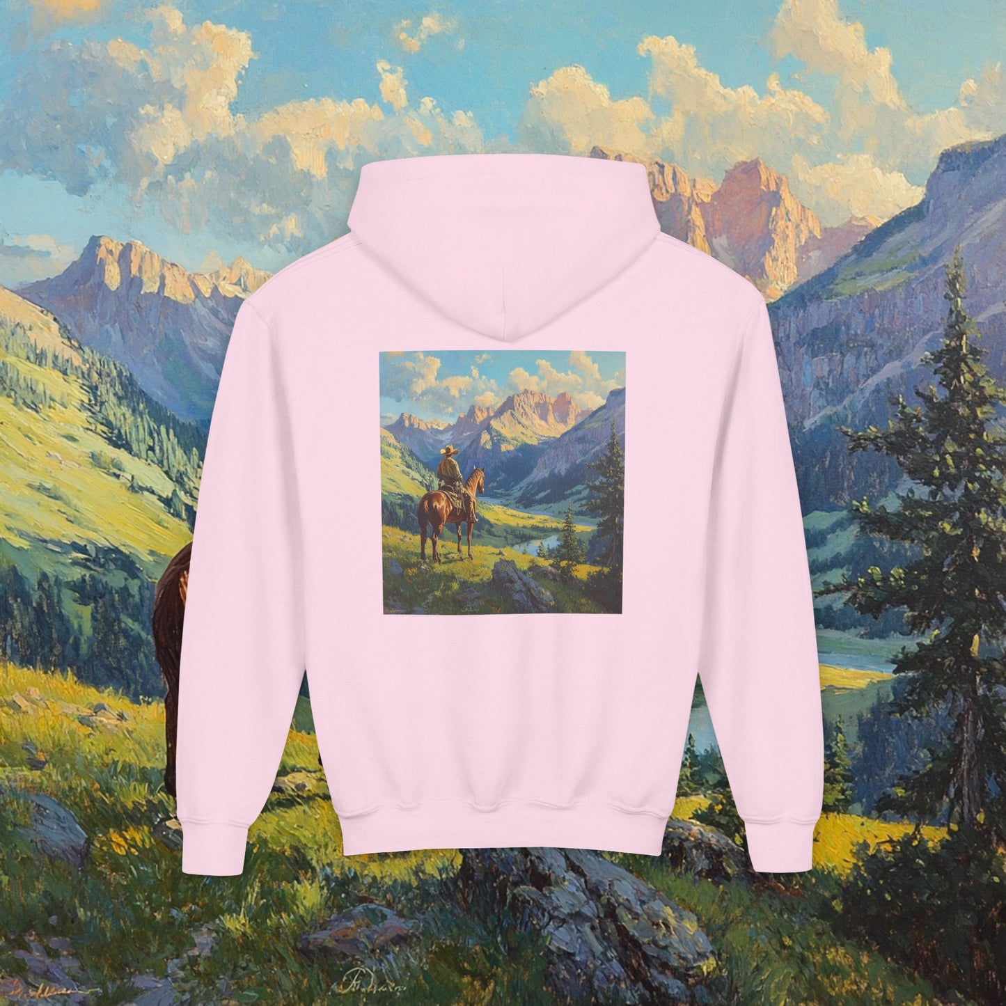 Starin' Cowboy Kids Hoodie