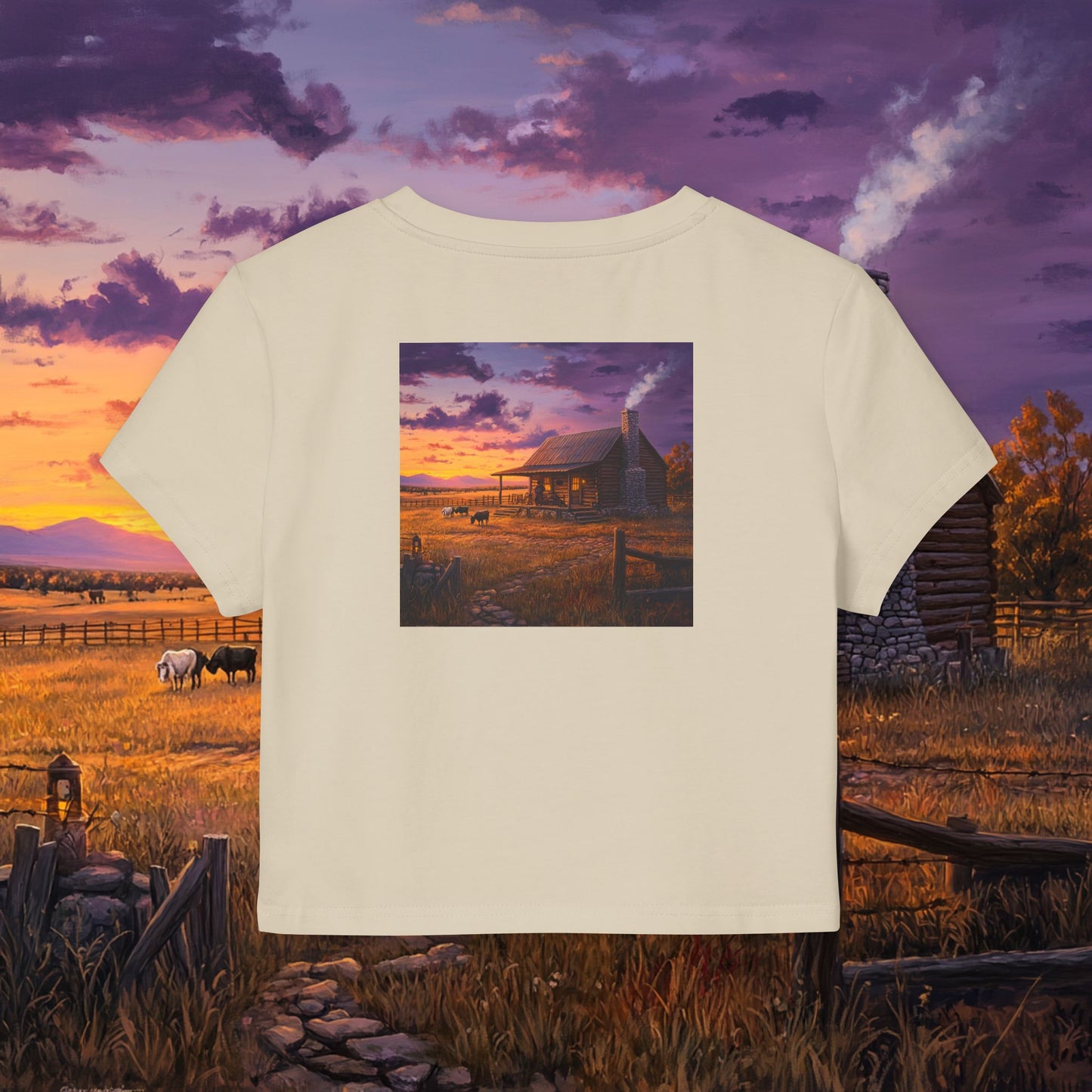 Settling Down Crop Top