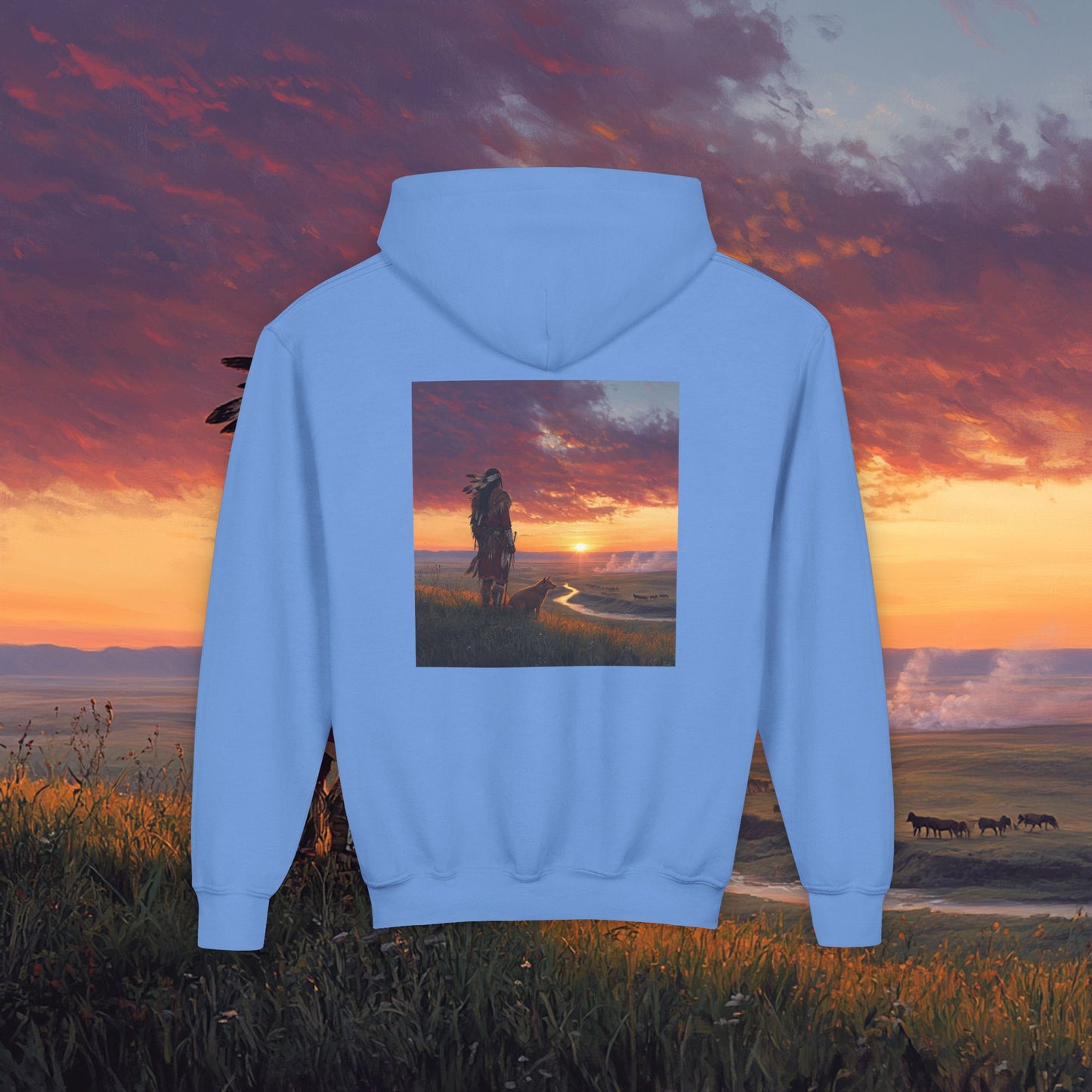 A Warrior's Best Friend Kids Hoodie