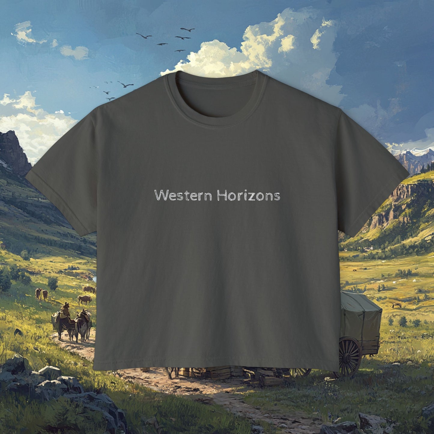 Headin' West Boxy Tee