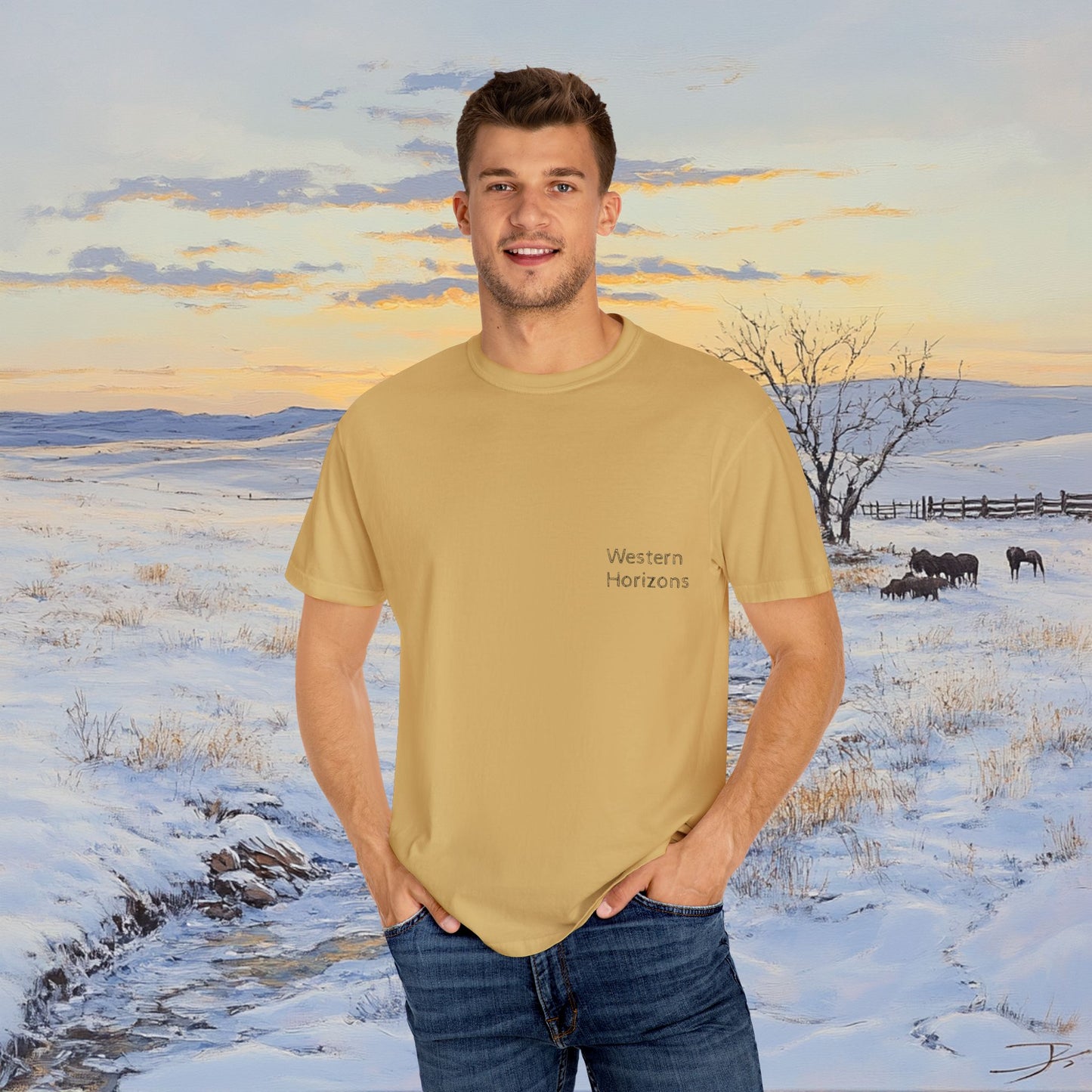Winter Western Plains T-Shirt