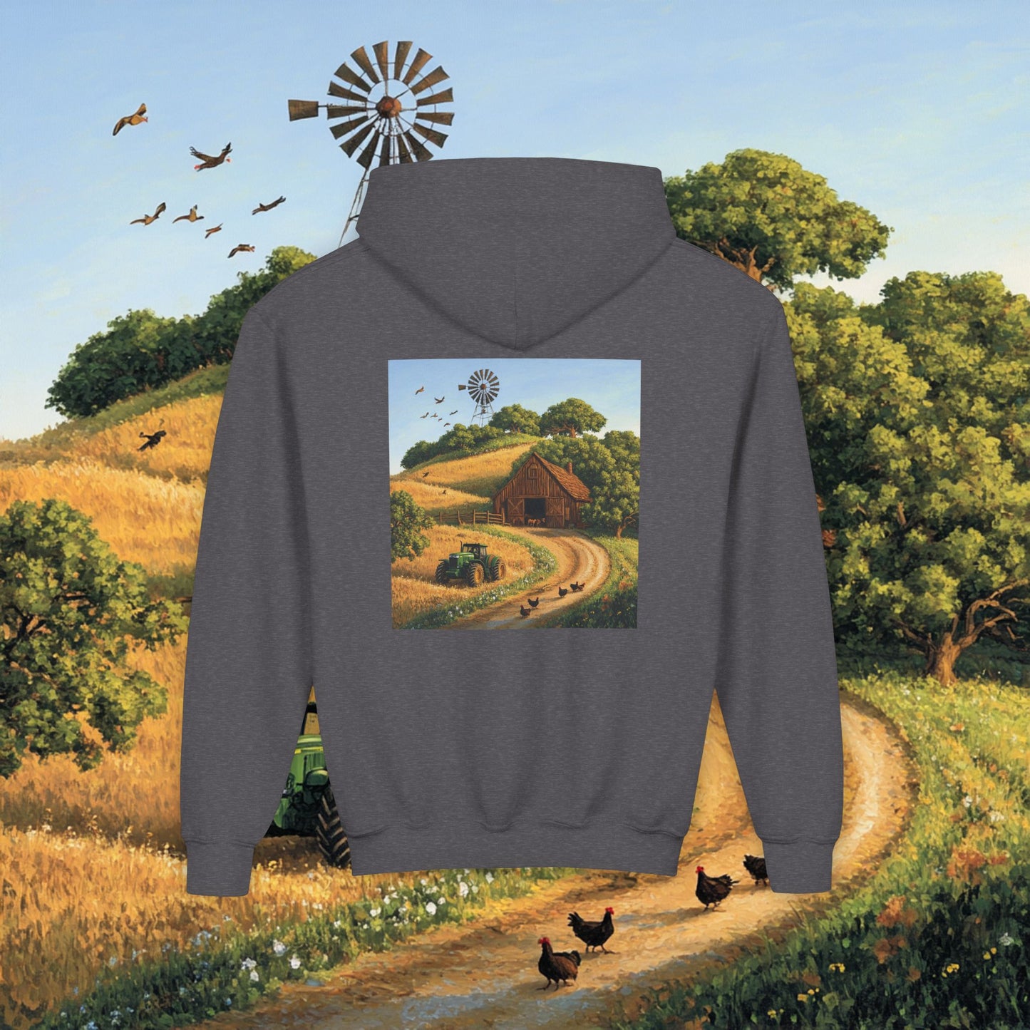 Farm Barn Kids Hoodie