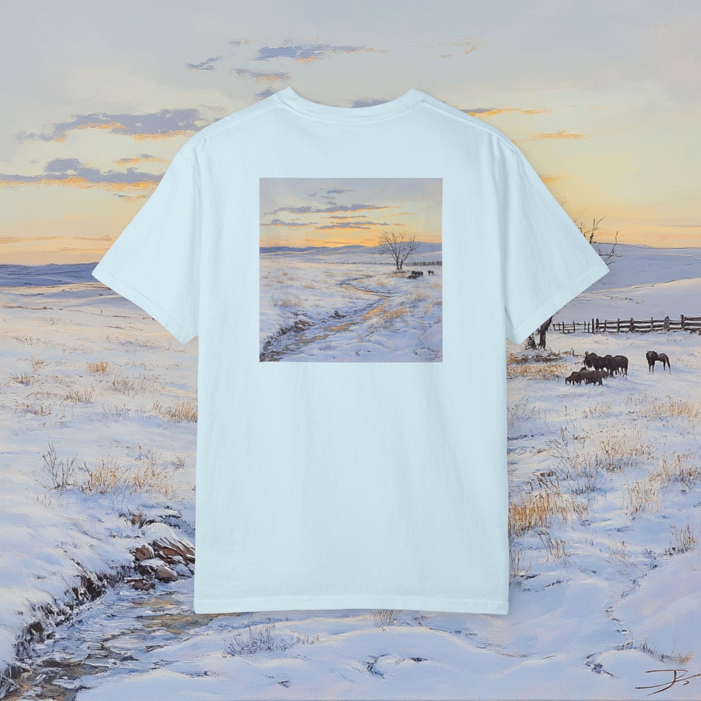 Winter Western Plains T-Shirt