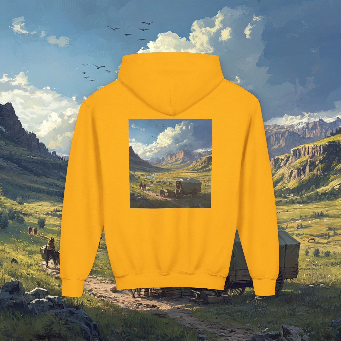 Headin' West Kids Hoodie