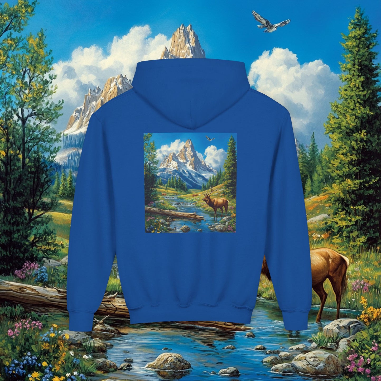 Elk Mountain Kids Hoodie