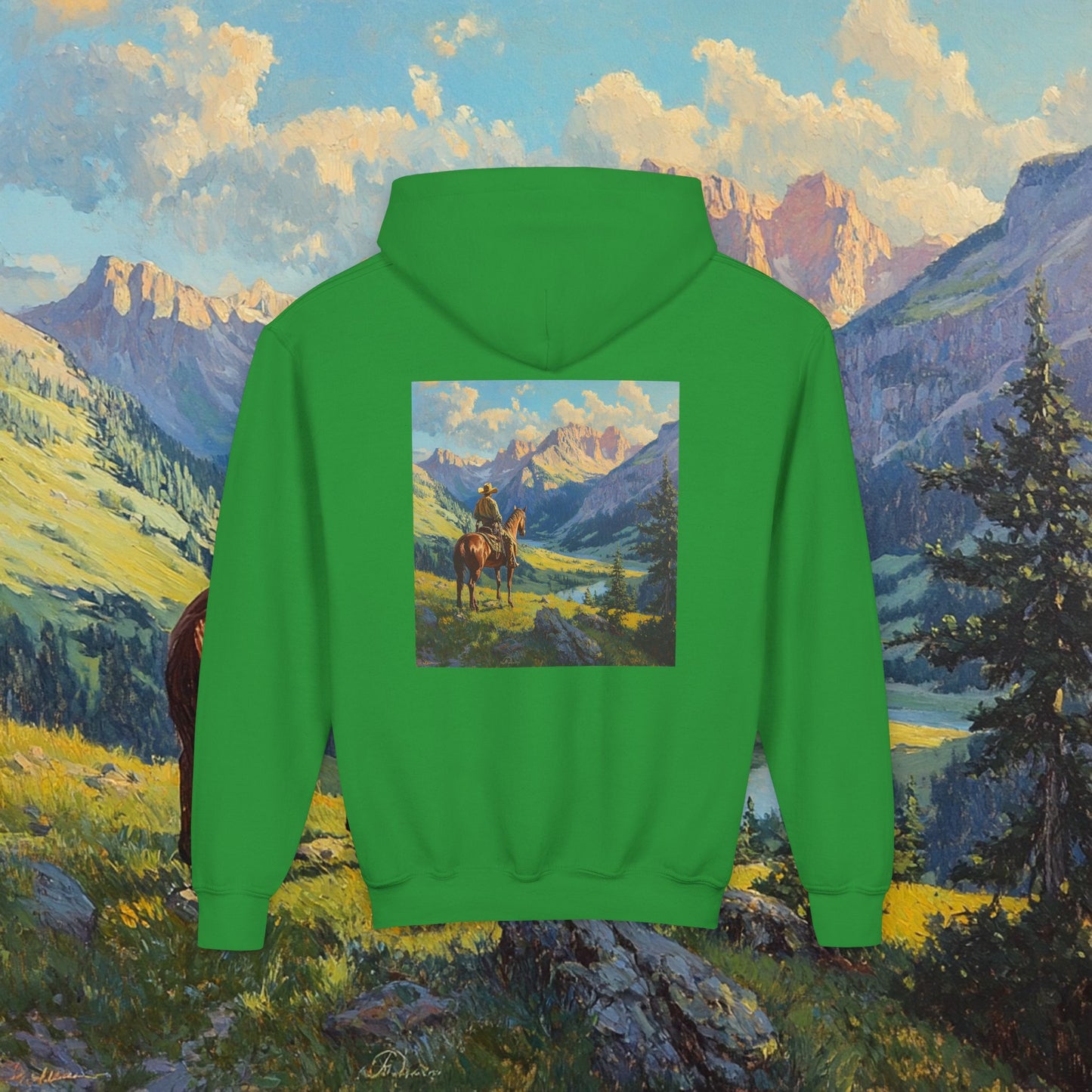 Starin' Cowboy Kids Hoodie