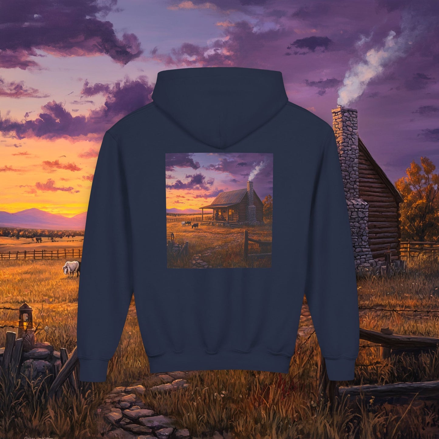 Settling Down Kids Hoodie