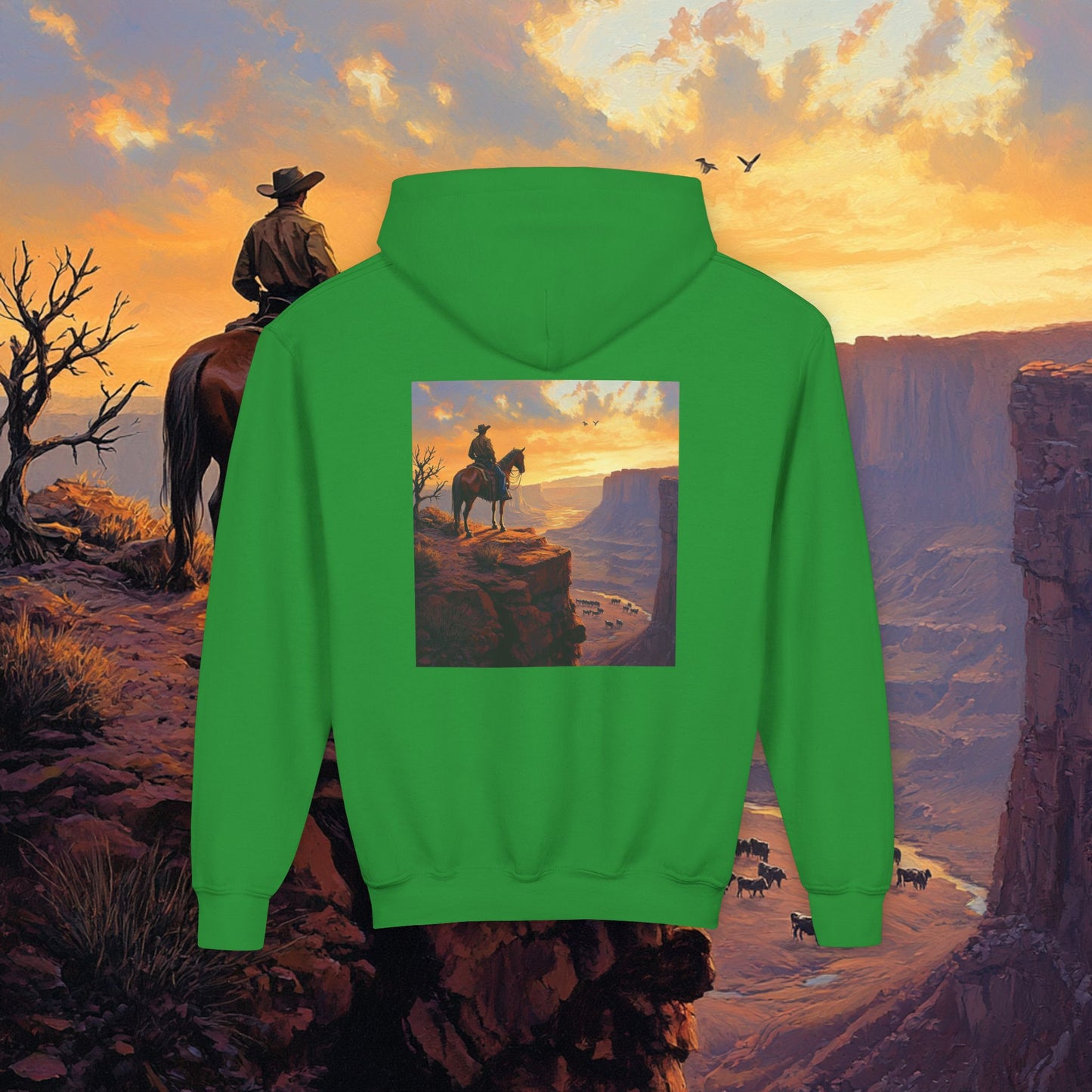 Cowboy Canyon Kids Hoodie