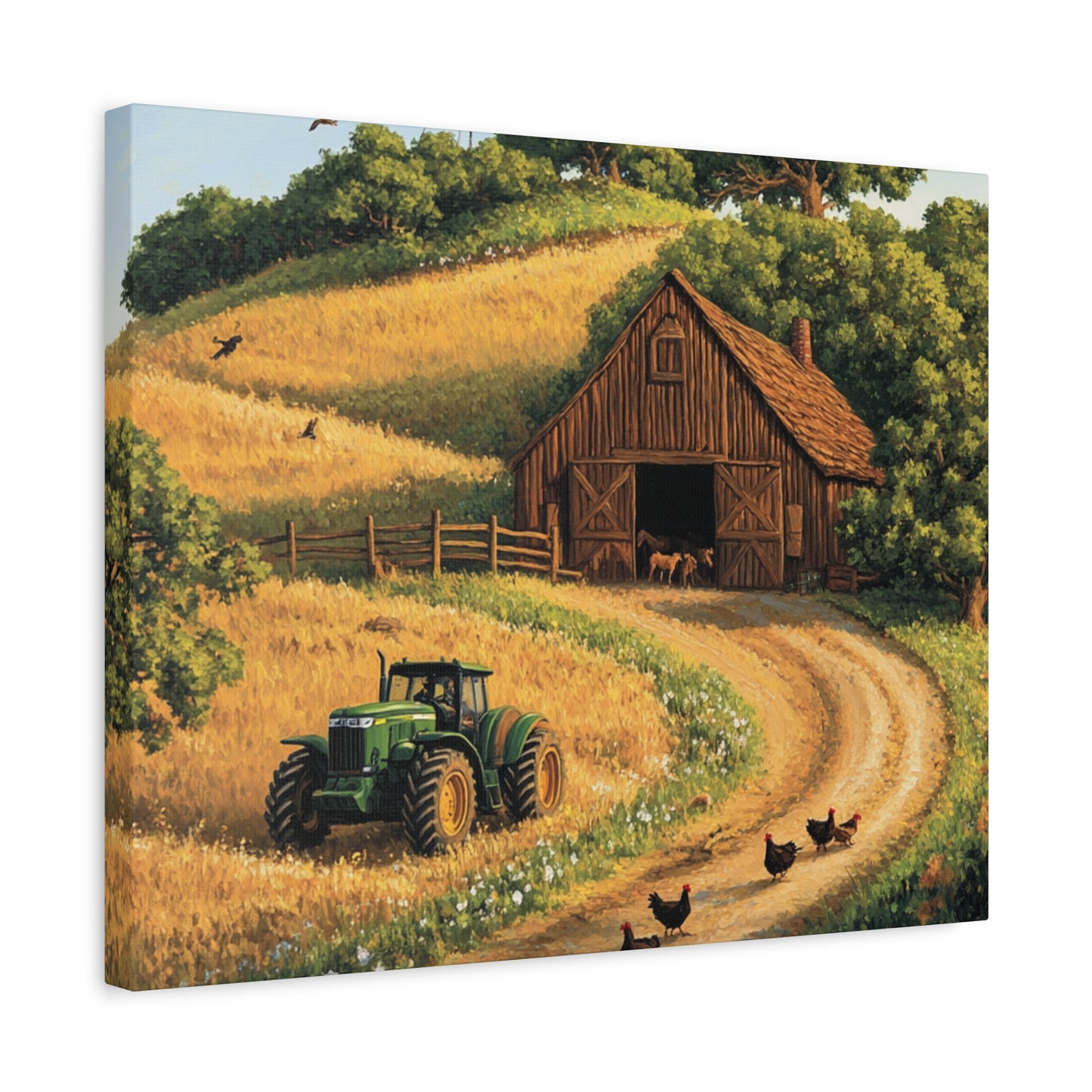 Farm Barn Canvas