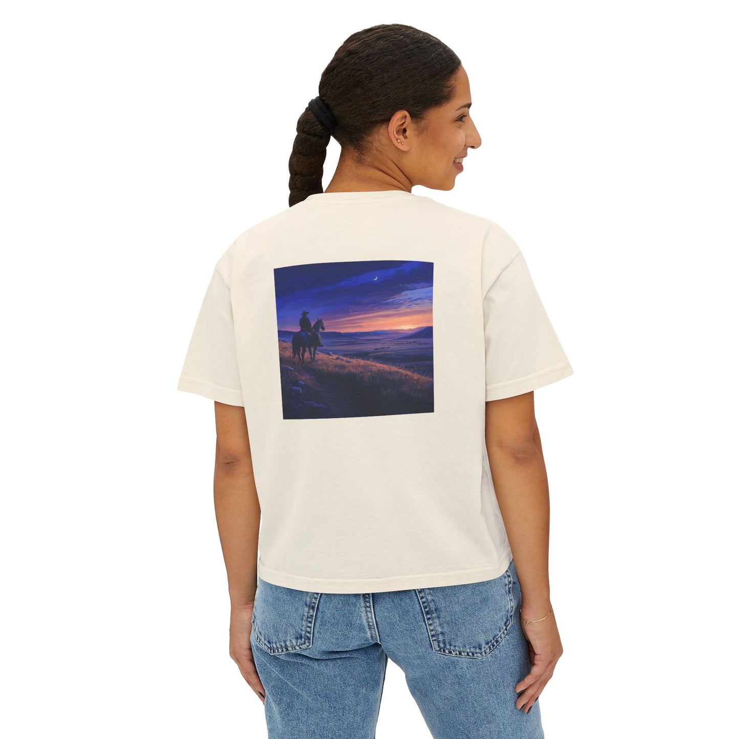 Twilight Cowboy Boxy Tee